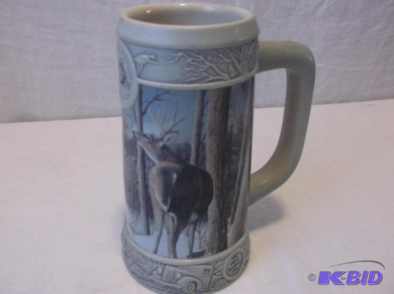 lot 60 image: Miller 1998 holiday stein Silent Sentinel by ...