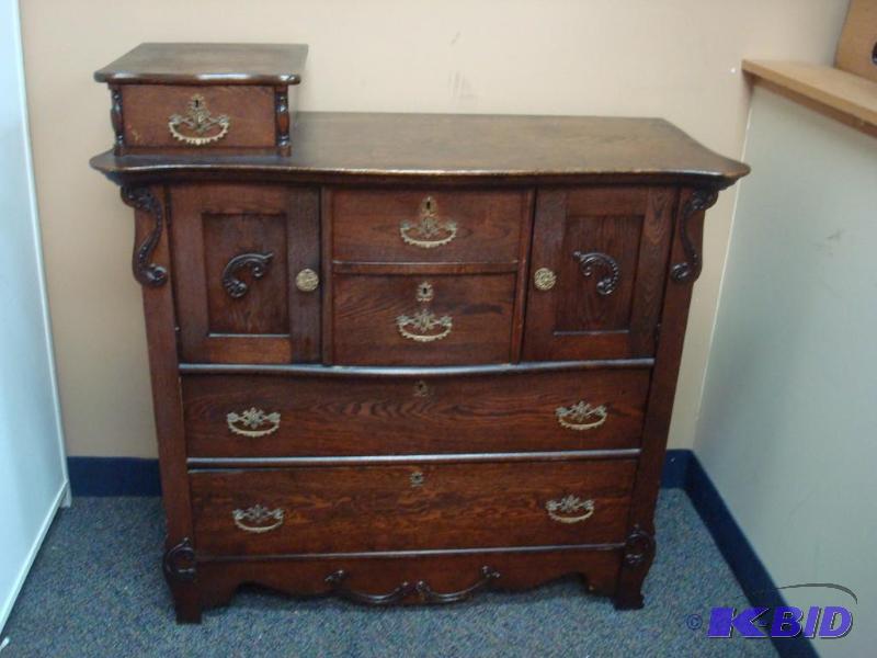 lot 1 image: Antique Dresser, Seems To Be From The Late 18...