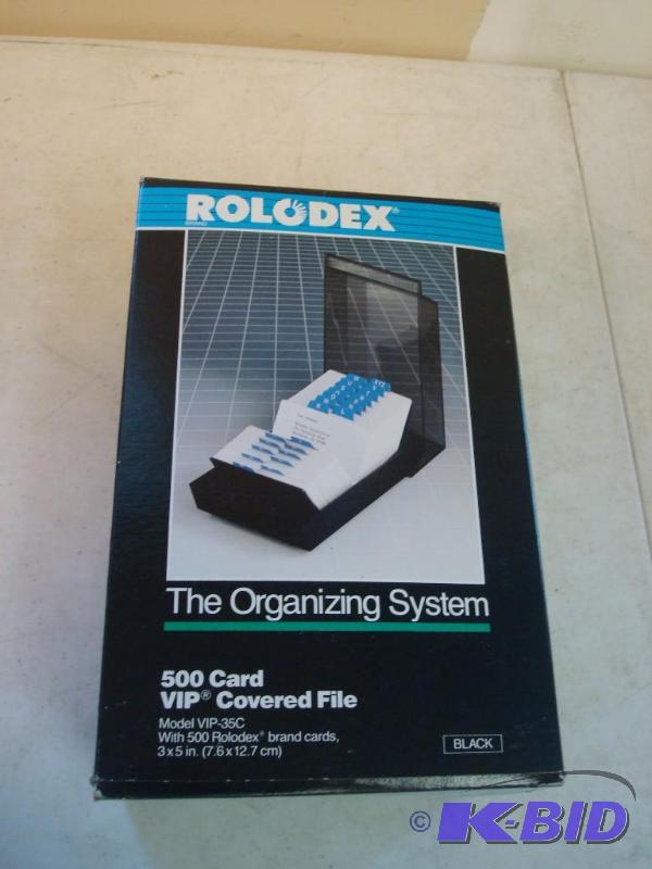 lot 104 image: New Rolodex Organizing System...