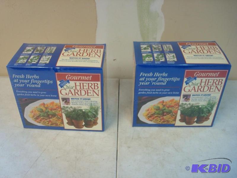 lot 110 image: Two New Chia Herb Garden Kits...