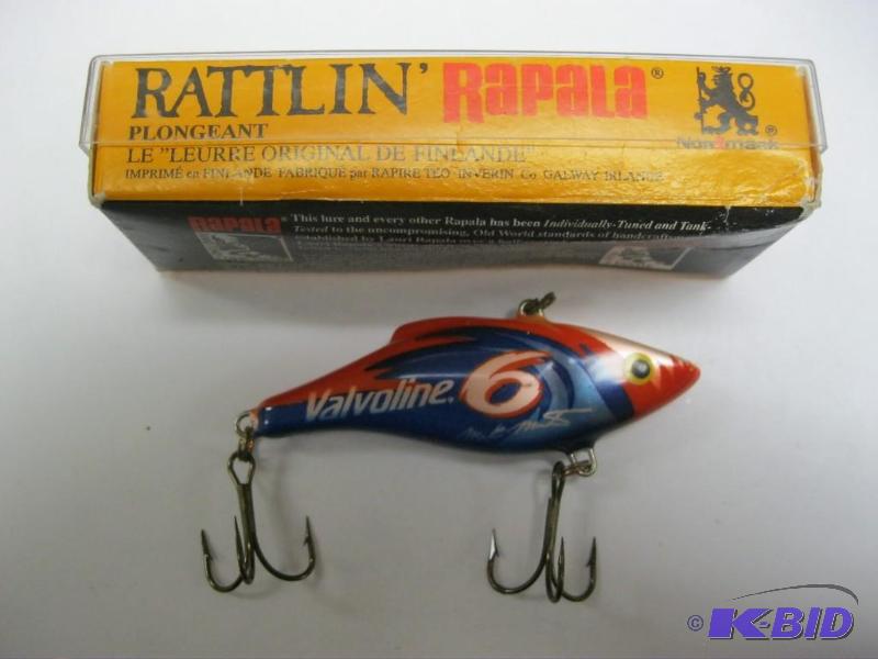 lot 137 image: New Valvoline 6 Rattlin&nbspRapala Fishing L...