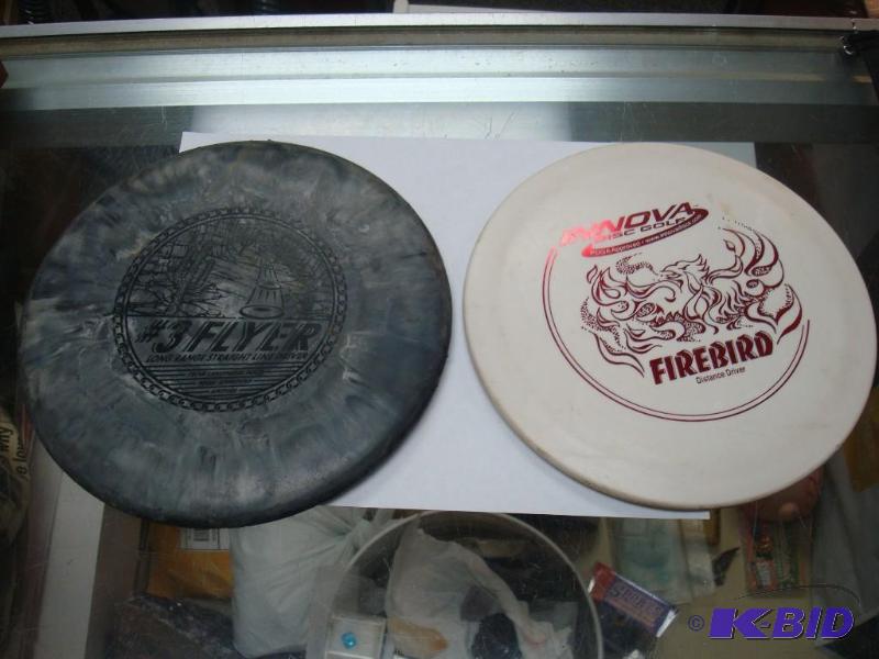 lot 142 image: Pair Of Disc Golf Frisbees...