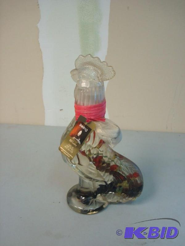 lot 145 image: Rooster Oil Lamp...