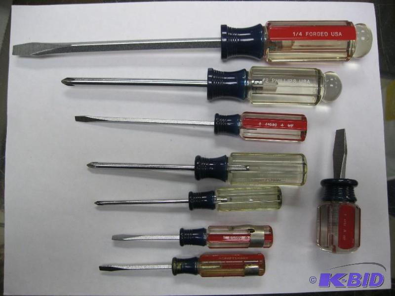 lot 37 image: Lot Of Craftsman Screwdrivers...