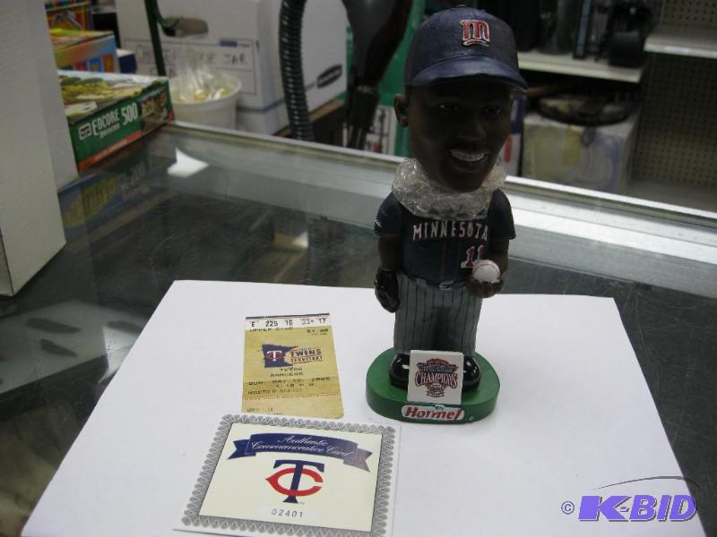 lot 53 image: Jacque Jones Bobblehead...