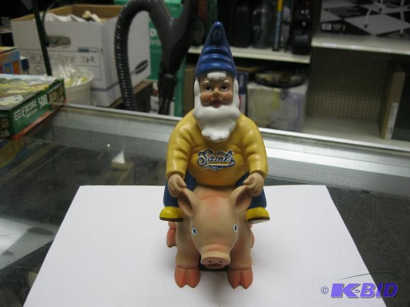 lot 55 image: St. Paul Saints Gnome On Pig, Some Wear...