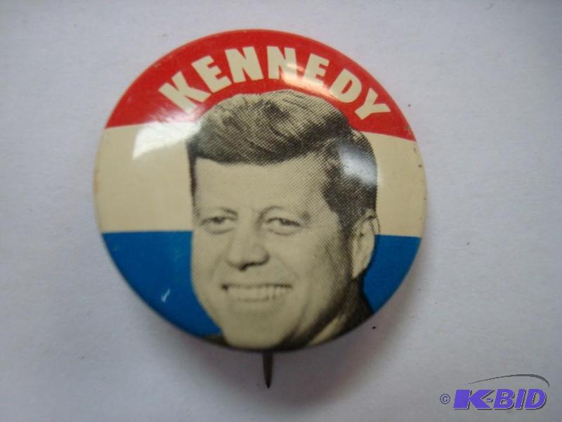 lot 62 image: Vintage JFK President Pin...