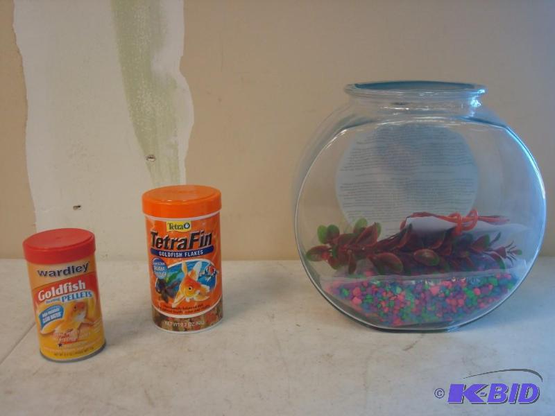 lot 94 image: New Fish Bowl Starter Kit...