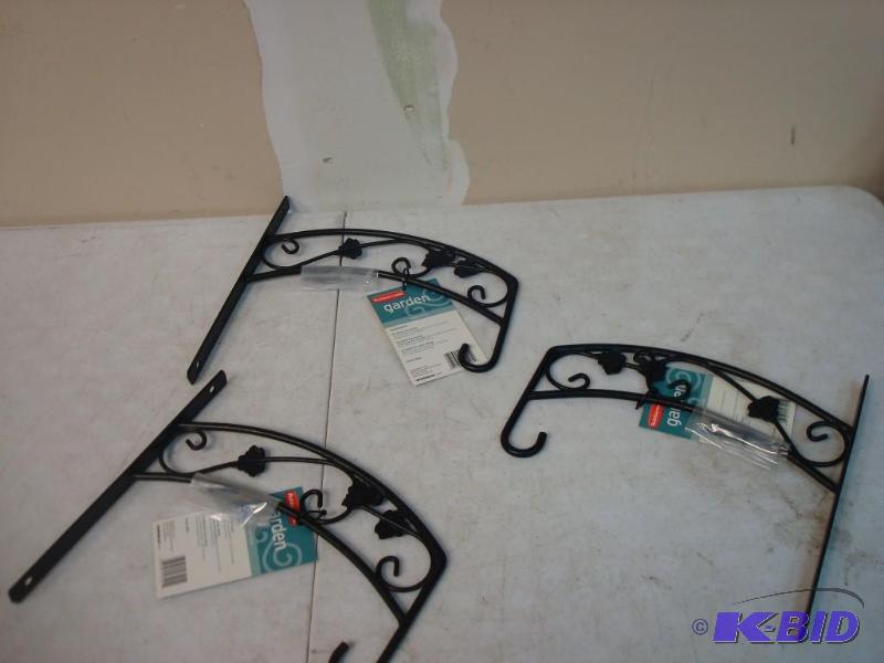 lot 97 image: Lot Of Three New Garden Wall Hooks...