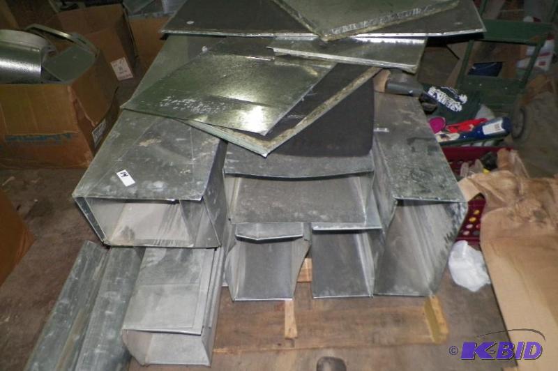 pallet of duct work
