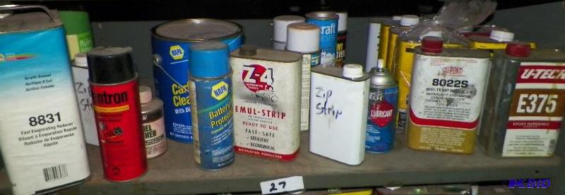assorted paints and finishes