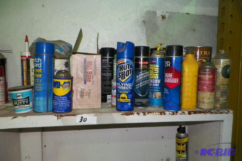 all items on top of right shelf