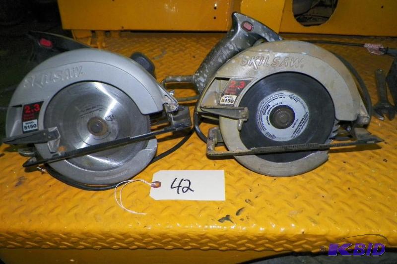 2 skill saws, tested, both work, Model 5150