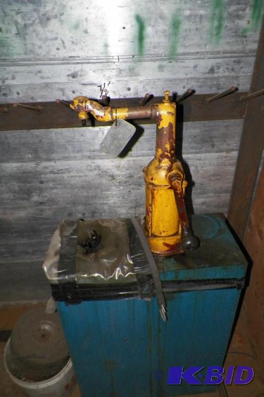 antique oil pump, 1930-40s, vintage