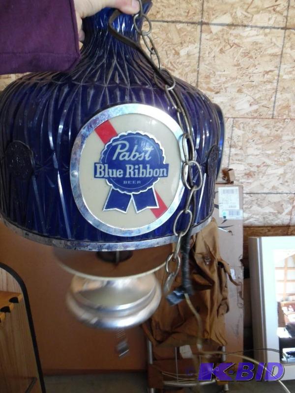 Pabst Blue Ribbon Hanging Light