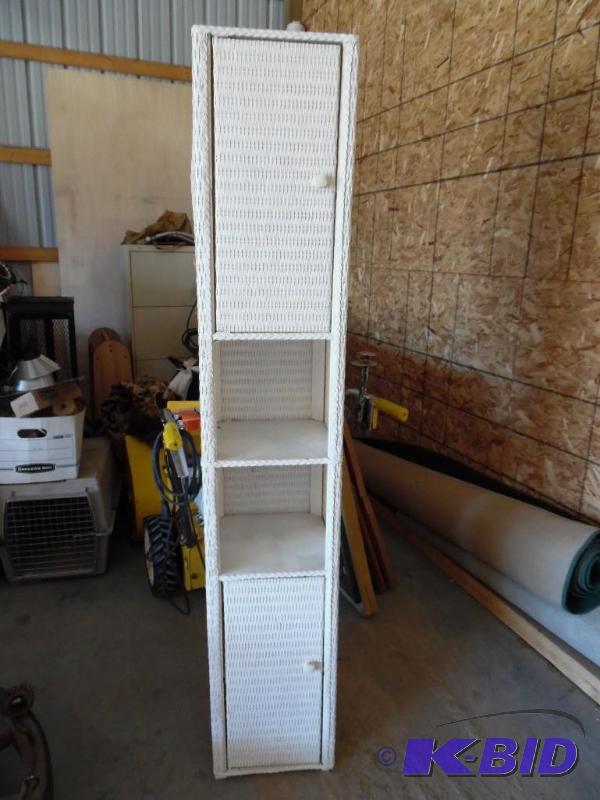 Bathroom Wicker Cabinet