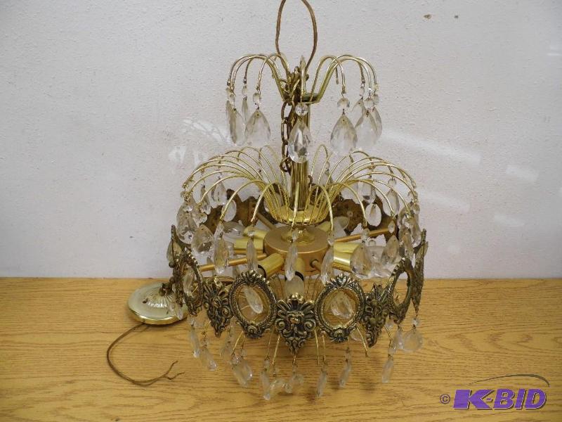 Vintage Brass Light Fixture