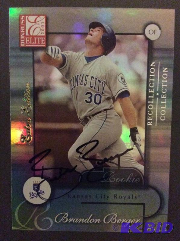 Brandon Berger 2001Donruss Extra Edition 226 Recollection Collection