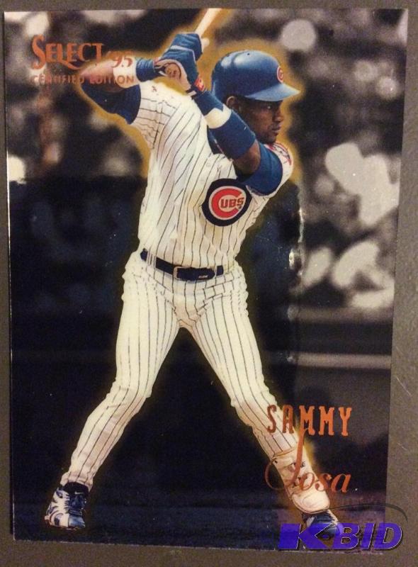Sammy Sosa Select 1995 Certified Series Chicago Cubs Right Field