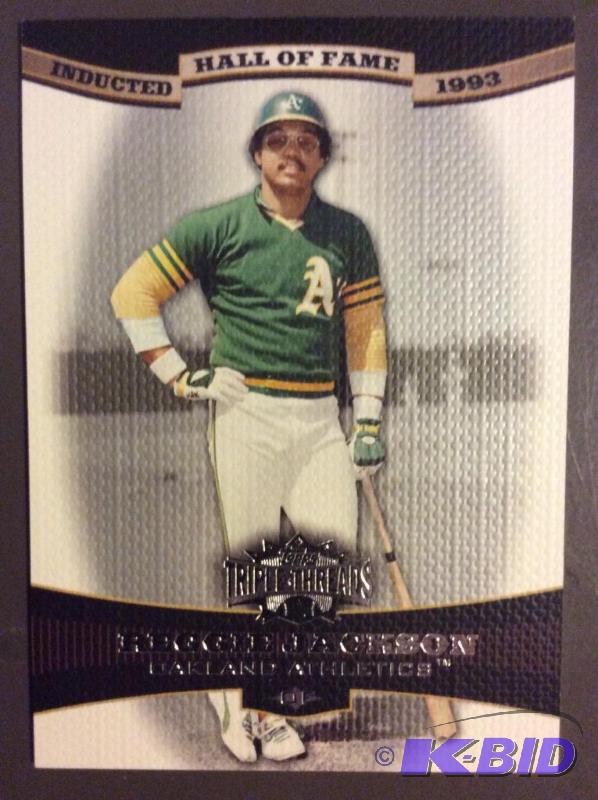 Reggie Jackson93 Topps Triple TreadsOakland As