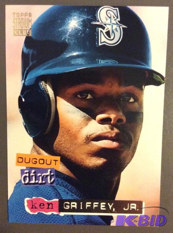 Ken Griffey Jr1994 Dugout DirtTopps Stadium Club