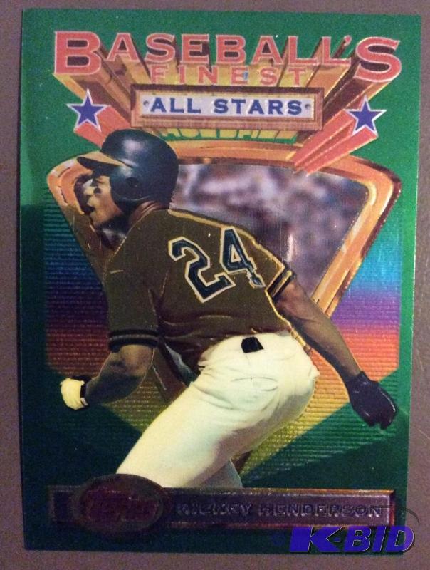 Rickey Henderson1993 Topps 86Baseballs Finest All Stars