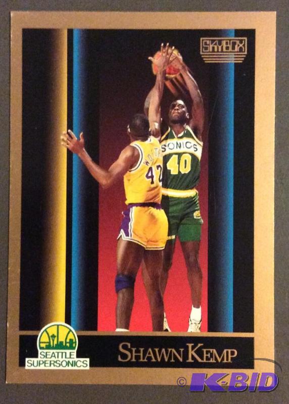 Shawn Kemp1990 Sky Box 268Seattle Supersonics
