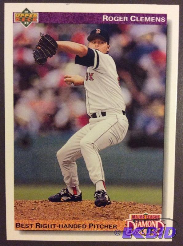 Roger Clemens Upper Deck 641Diamond Skills