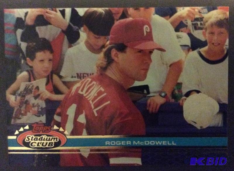 Roger Mcdowell 1990 Topps 506 Stadium ClubPhillies