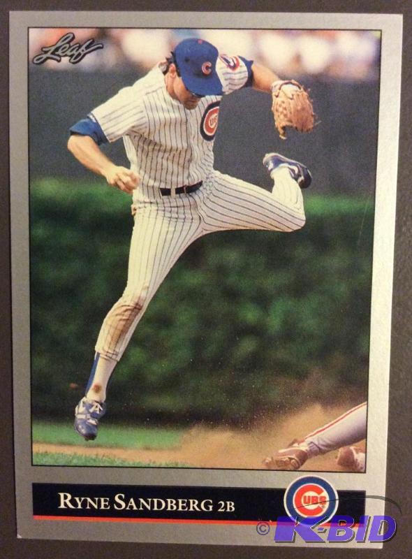 Ryan Sandberg 1992 Leaf 317Chicago Cubs