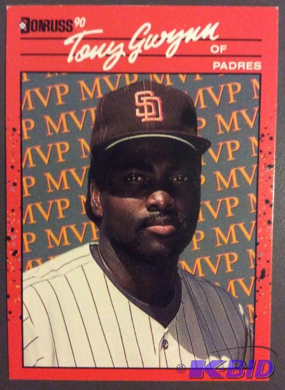 Tony Gwynn 90 Donruss BC-4 Padres Outfield