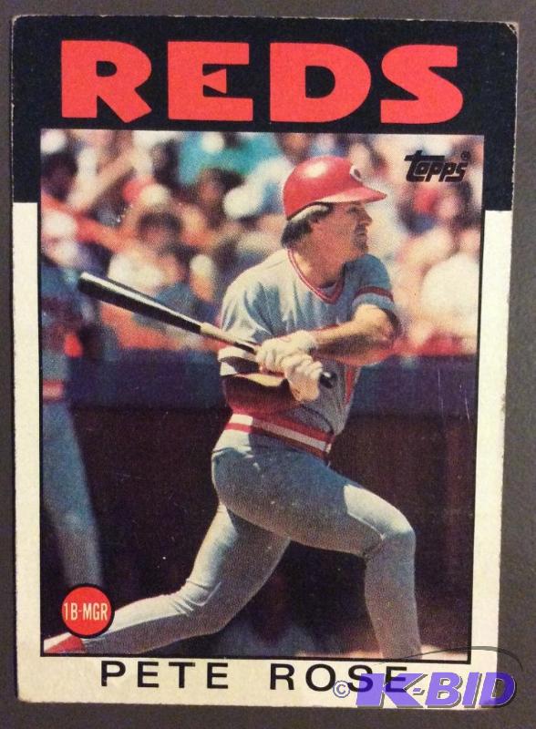 Pete Rose 1986 Topps 11B Manager