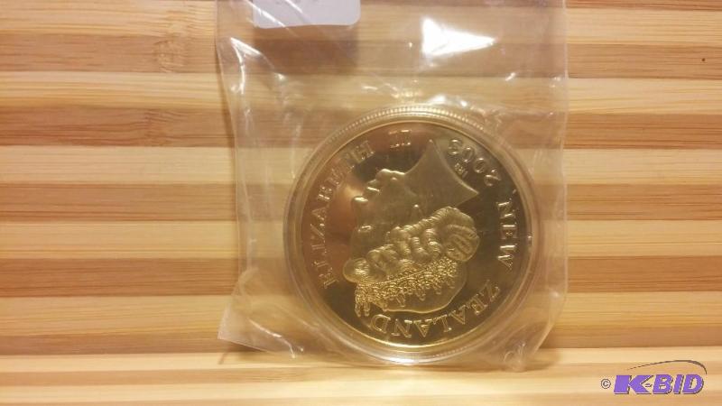 2003 NEW ZEALAND LORD OF THE RINGS COIN, 24K ...