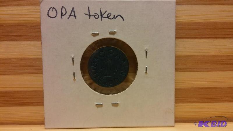 OPA BLUE TOKEN WORLD WAR 2 RATION STAMP CHANG...