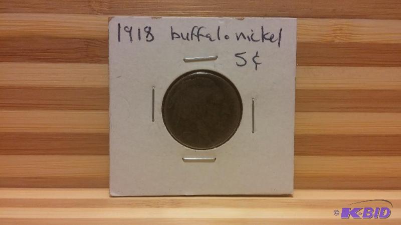 1918 BUFFALO NICKEL...