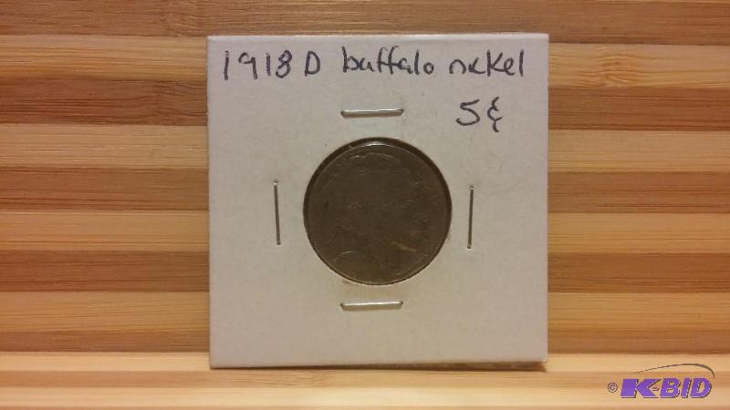 1918 D BUFFALO NICKEL...