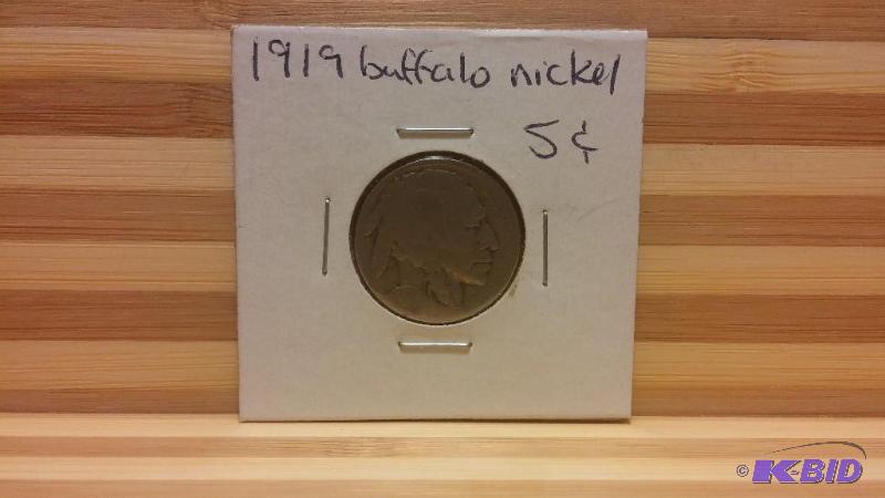 1919 BUFFALO NICKEL...