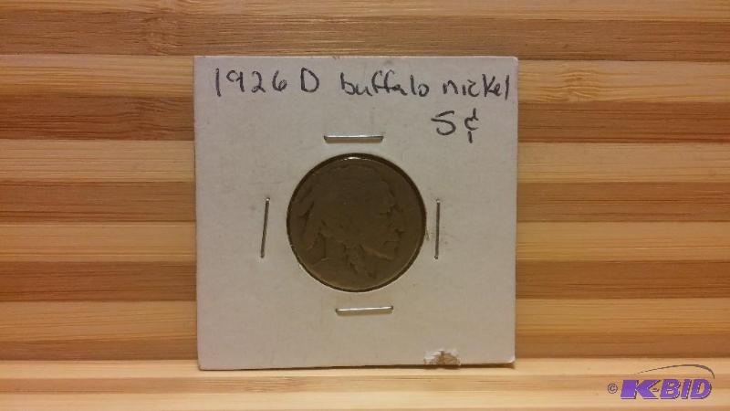 1926 D (DENVER MINT) BUFFALO NICKEL...