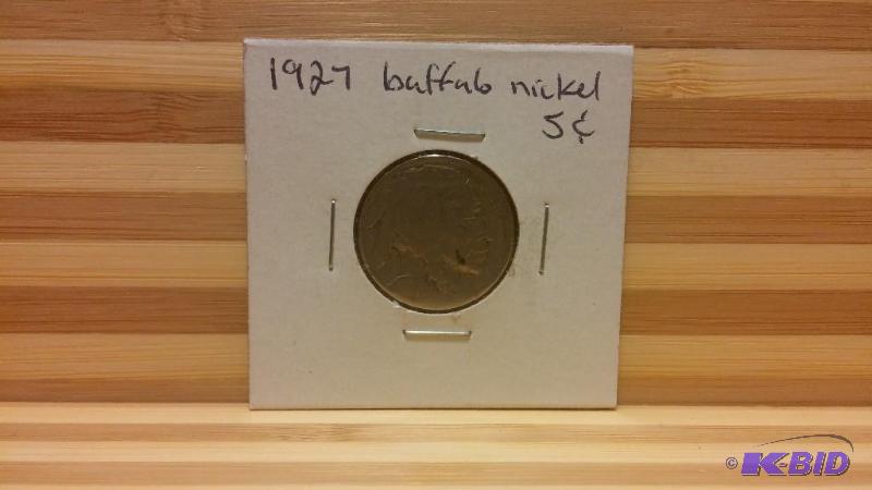 1927 BUFFALO NICKEL...