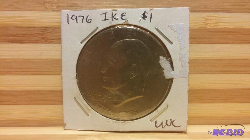 1976 EISENHOWER &quotIKE&quot DOLLAR BICENT...