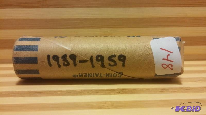 JEFFERSON NICKEL ROLL MIXED DATES 1939-1959...