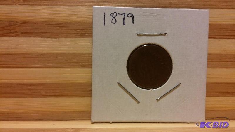 1879 INDIAN HEAD CENT ONE CENT COIN...