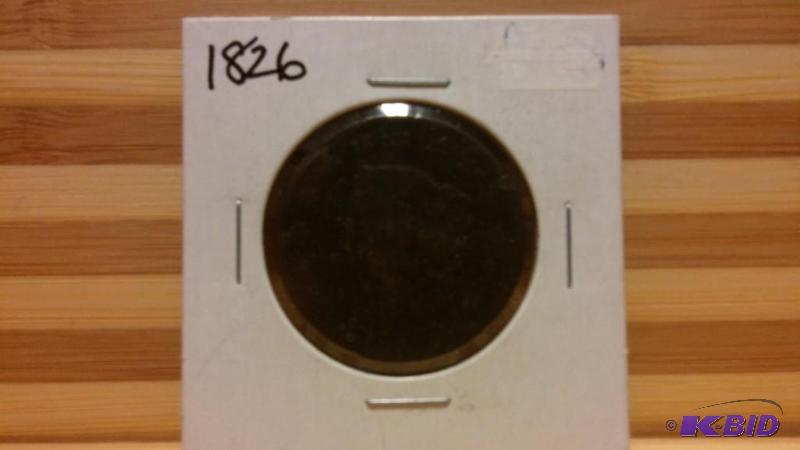 1826 LARGE CENT ONE CENT COIN...