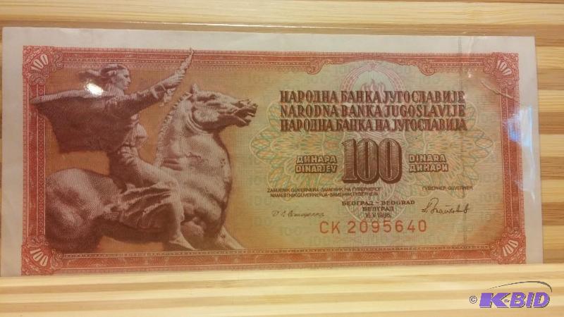 JUGOSLAVIJE FOREIGN NOTE UNCIRCULATED...