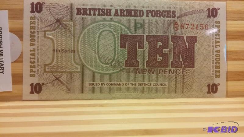 BRITISH MILITARY PAYMENT COUPON UNCIRCULATED...