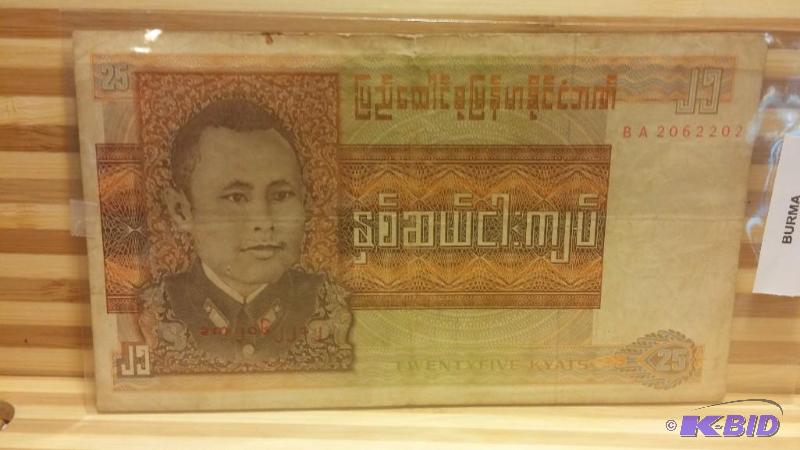 BURMA FOREIGN NOTE...