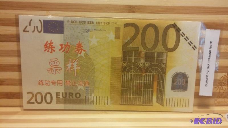 EURO  CHINA BANK TRAINING NOTE, RARE...