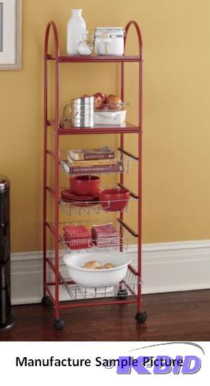 lot 30 image: Red 6 Tier Thin Man Storage Exclusive - ...
