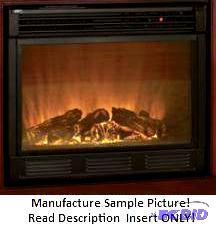 lot 4 image: Electric Fireplace Insert - 24.25" w x 2...