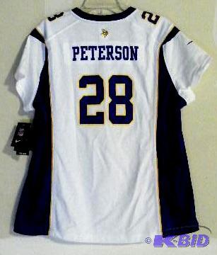 lot 52 image: NEW Minnesota Vikings White On Field Official...